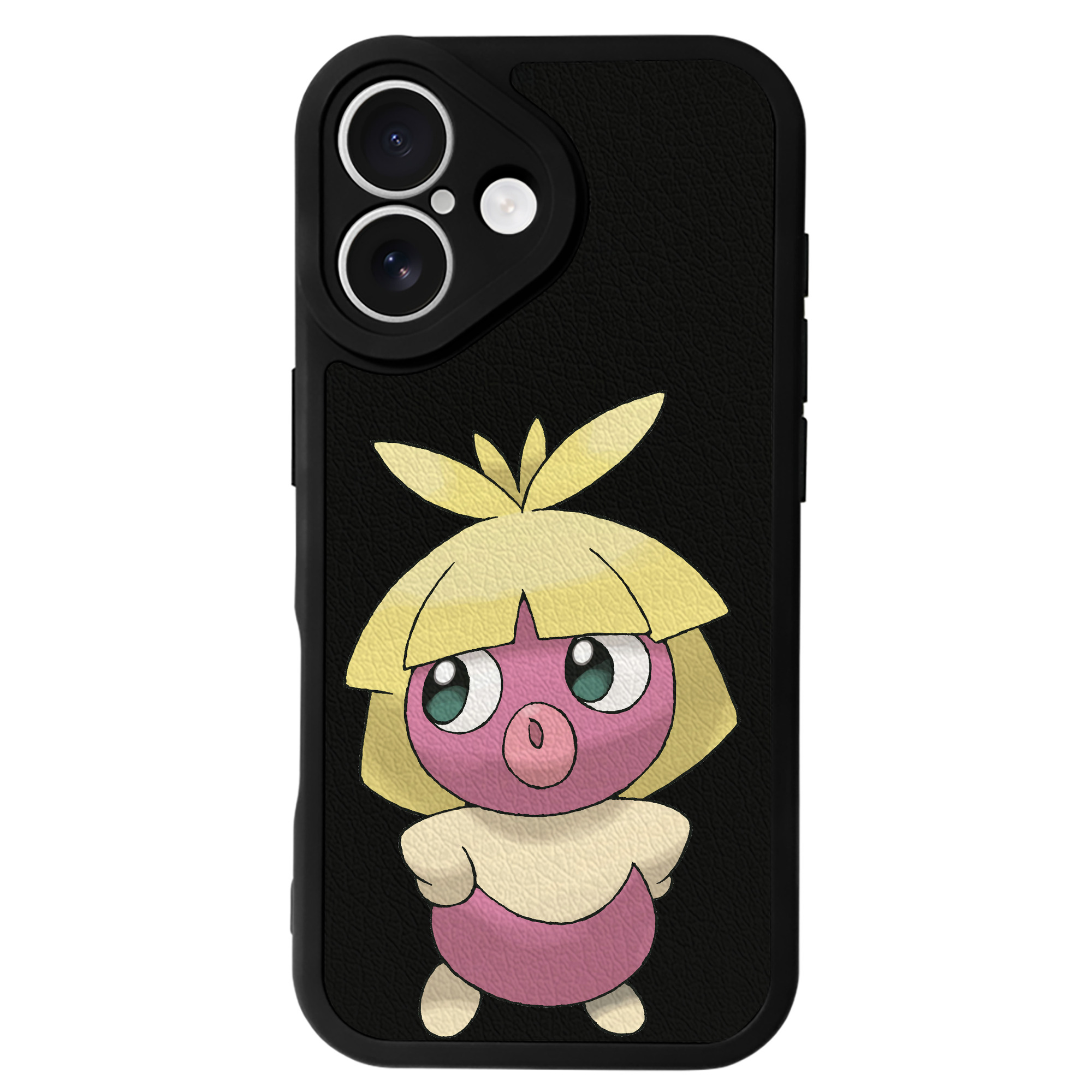 （画像用） ポケットモンスター Pokémon 【iPhone 16シリーズ対応】シリコンスマホケース（レザー調） 材質：シリコン